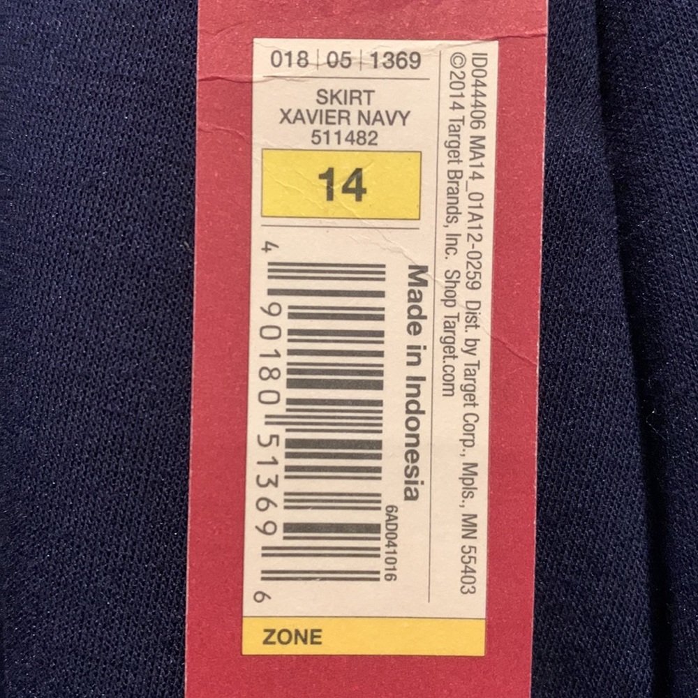 TT: Merona Navy Pleated Skater Skirt - Picture 14 of 15